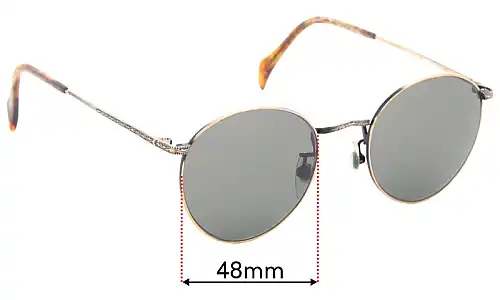 Sunglass Fix Replacement Lenses for Dakota Smith Santa Fe Vintage - 48mm Wide Sunglass Fix Replacement Lenses for Dakota Smith Santa Fe Vintage - 48mm Wide