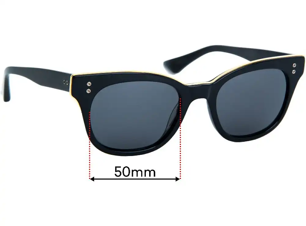 Sunglass Fix Replacement Lenses for Dita Rhythm - 50mm Wide Sunglass Fix Replacement Lenses for Dita Rhythm - 50mm Wide