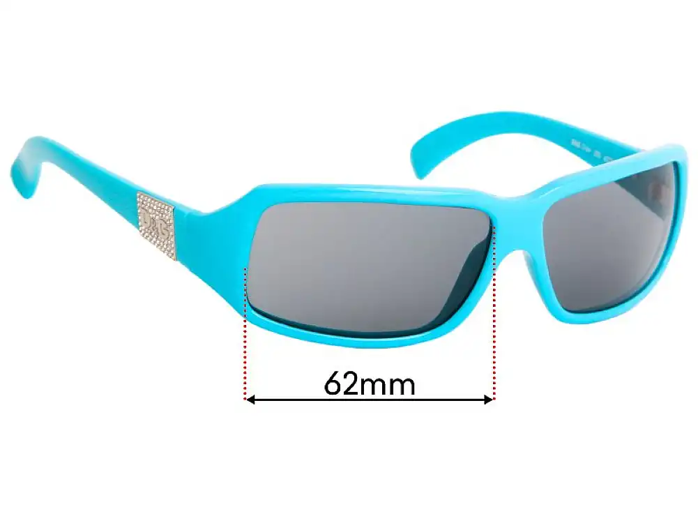 Sunglass Fix Replacement Lenses for Dolce & Gabbana DG2164 - 62mm Wide Sunglass Fix Replacement Lenses for Dolce & Gabbana DG2164 - 62mm Wide