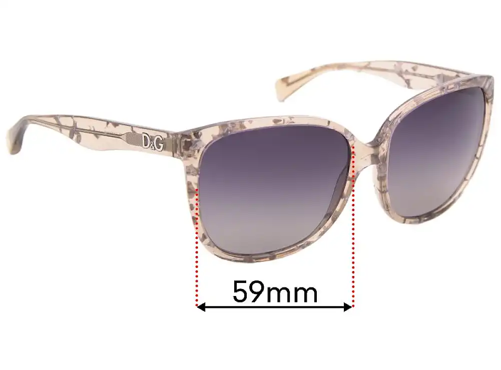 Sunglass Fix Replacement Lenses for Dolce & Gabbana DD3090 - 59mm Wide Sunglass Fix Replacement Lenses for Dolce & Gabbana DD3090 - 59mm Wide