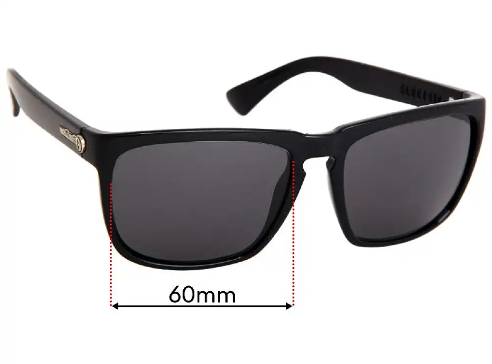 Sunglass Fix Replacement Lenses for Electric Knoxville XL - 60mm Wide Sunglass Fix Replacement Lenses for Electric Knoxville XL - 60mm Wide