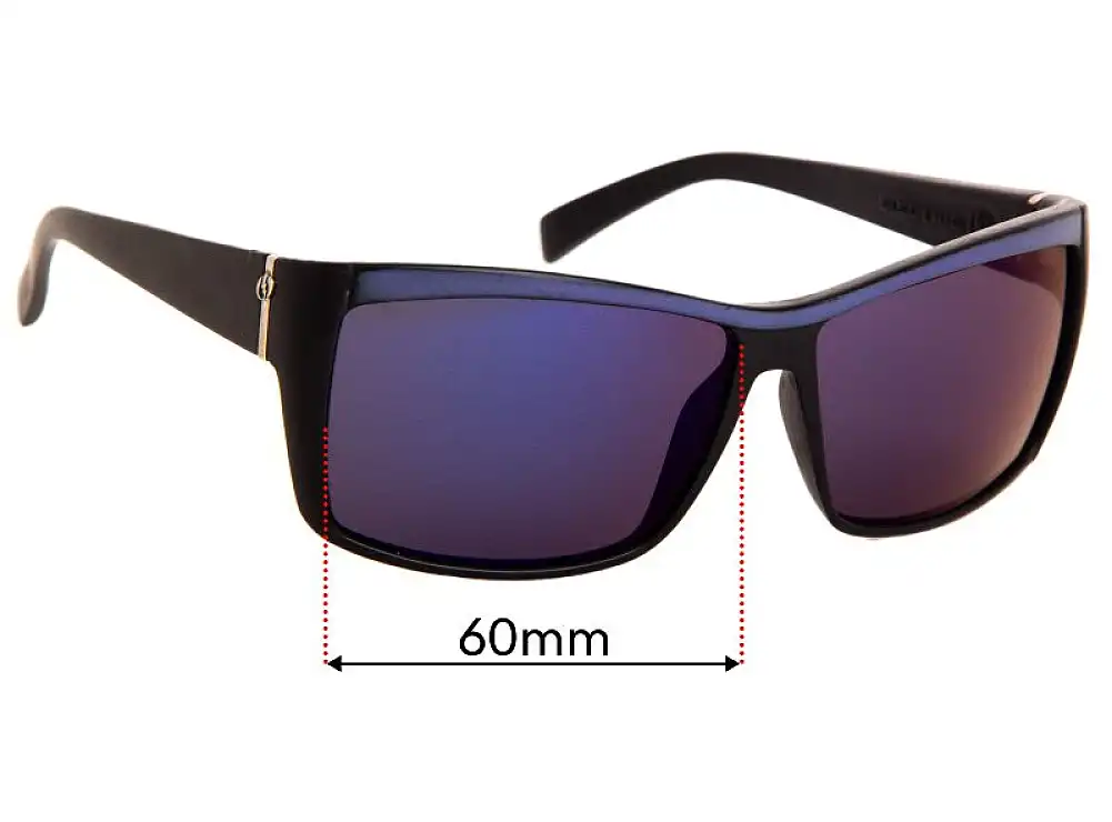 Sunglass Fix Replacement Lenses for Electric Riff Raff - 60mm Wide Sunglass Fix Replacement Lenses for Electric Riff Raff - 60mm Wide