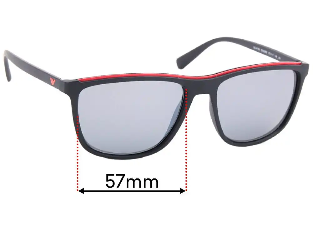 Sunglass Fix Replacement Lenses for Emporio Armani EA4109 - 57mm Wide Sunglass Fix Replacement Lenses for Emporio Armani EA4109 - 57mm Wide
