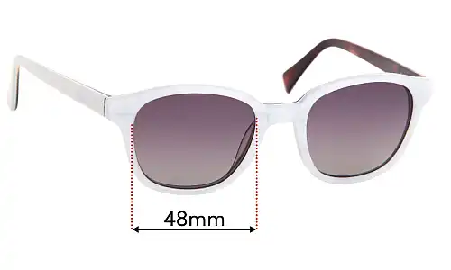 Sunglass Fix Replacement Lenses for Epokhe Ostra - 48mm Wide Sunglass Fix Replacement Lenses for Epokhe Ostra - 48mm Wide