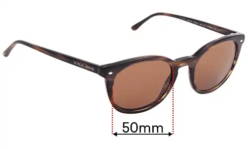 Sunglass Fix Replacement Lenses for Giorgio Armani AR 8060 - 50mm Wide Sunglass Fix Replacement Lenses for Giorgio Armani AR 8060 - 50mm Wide