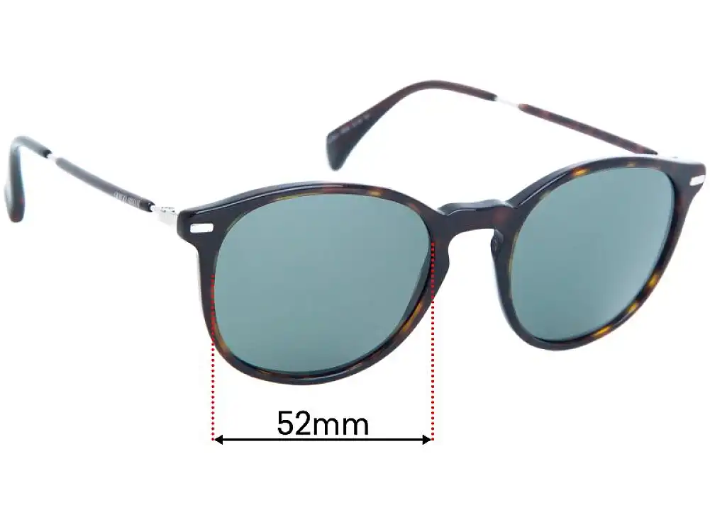 Sunglass Fix Replacement Lenses for Giorgio Armani GA 858/S - 52mm Wide Sunglass Fix Replacement Lenses for Giorgio Armani GA 858/S - 52mm Wide