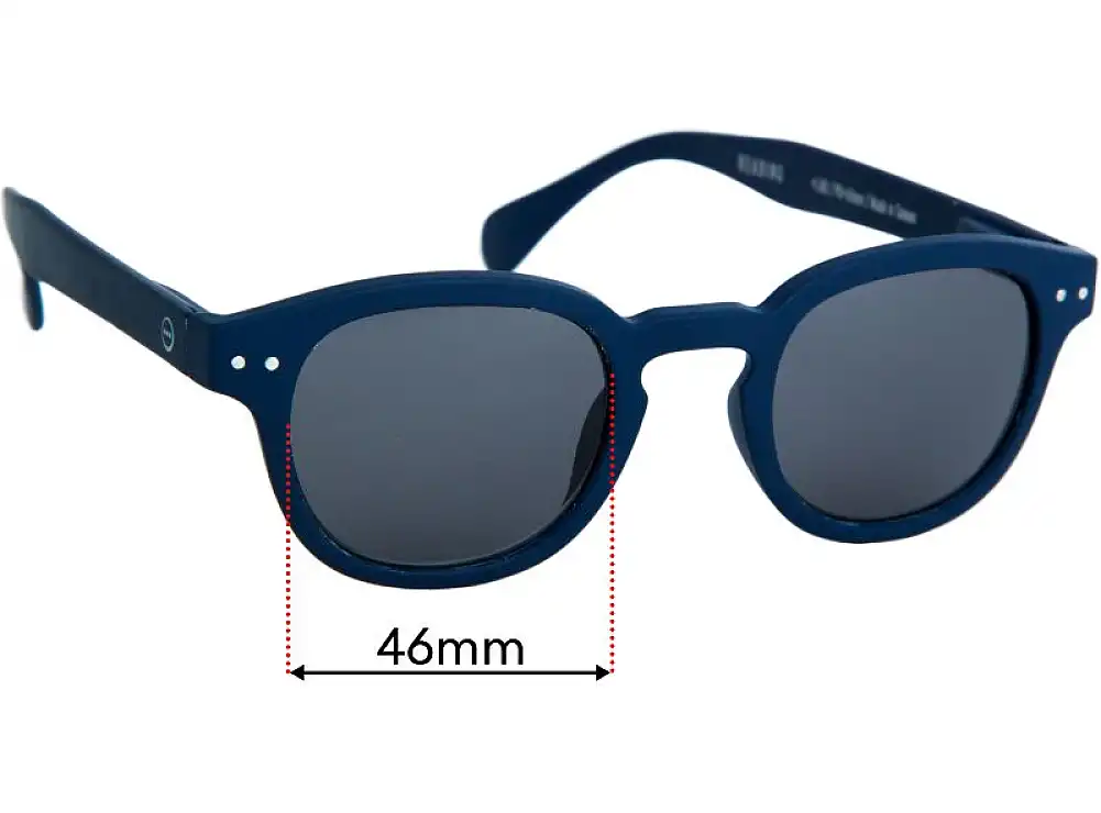 Sunglass Fix Replacement Lenses for Izipizi Reading - 46mm Wide Sunglass Fix Replacement Lenses for Izipizi Reading - 46mm Wide