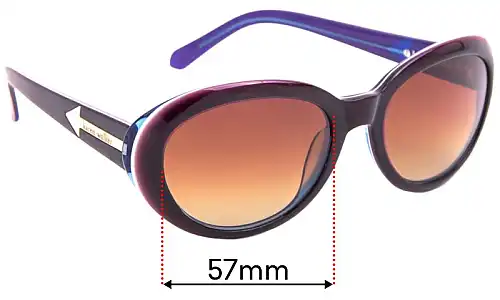 Sunglass Fix Replacement Lenses for Karen Walker Super Speed - 57mm Wide Karen Walker Super Speed Replacement Lenses 57mm wide