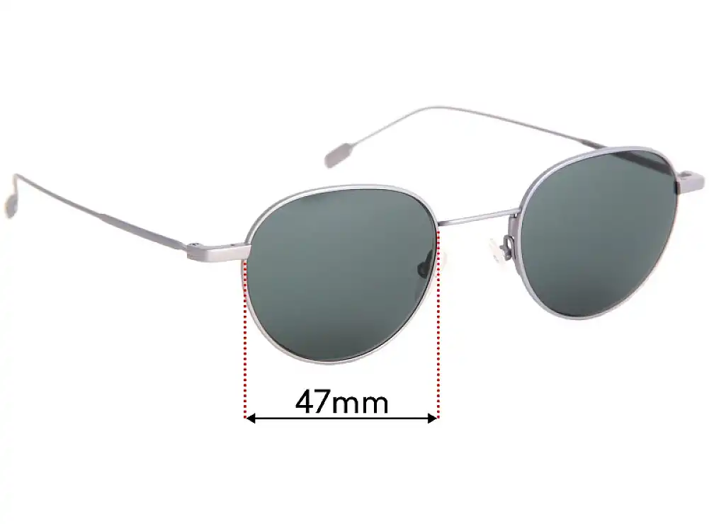 Sunglass Fix Replacement Lenses for Lance Haussmann Smart Metal - 47mm Wide Sunglass Fix Replacement Lenses for Lance Haussmann Smart Metal - 47mm Wide