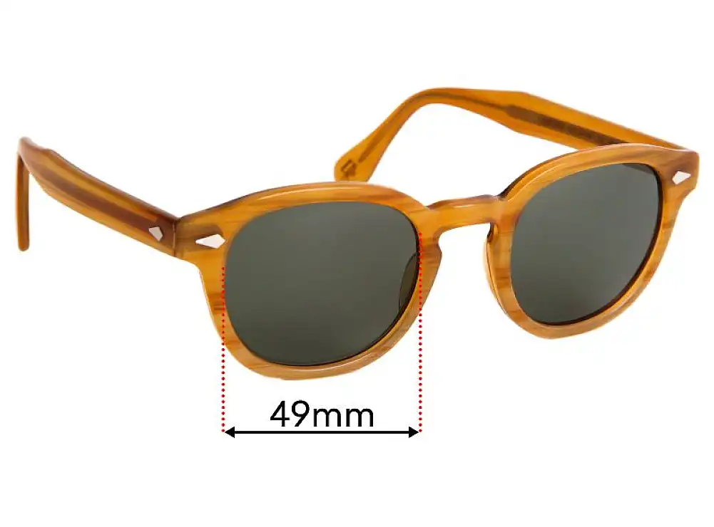 Sunglass Fix Replacement Lenses for Moscot Lemtosh - 49mm Wide Sunglass Fix Replacement Lenses for Moscot Lemtosh - 49mm Wide