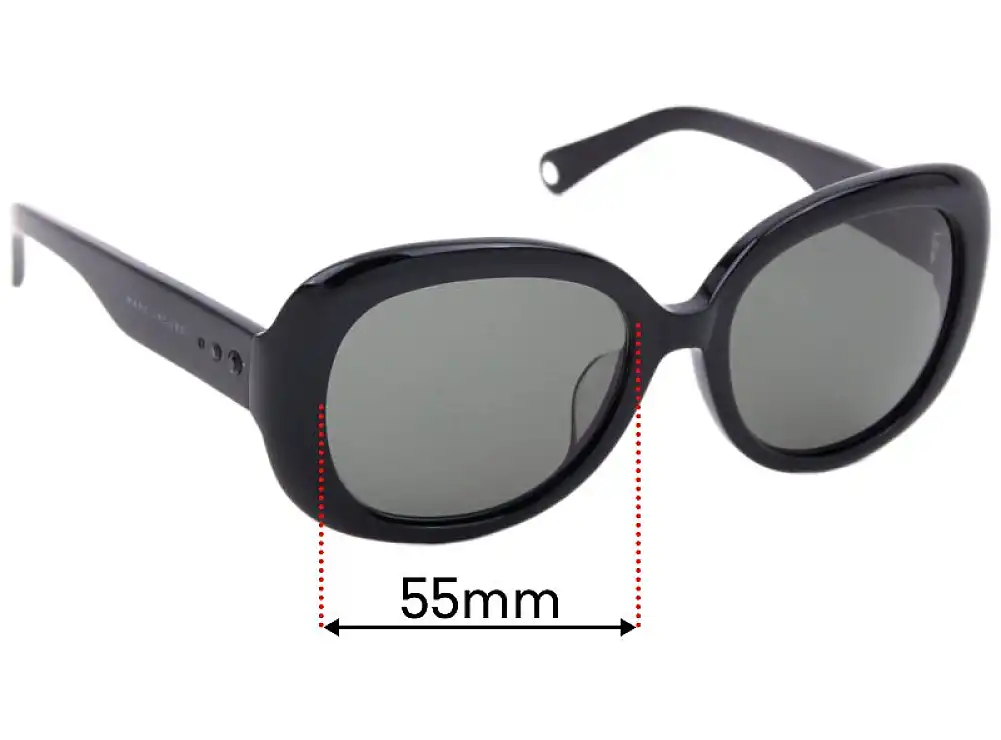 Sunglass Fix Replacement Lenses for Marc by Marc Jacobs MMJ 97/F/S - 55mm Wide Sunglass Fix Replacement Lenses for Marc by Marc Jacobs MMJ 97/F/S - 55mm Wide