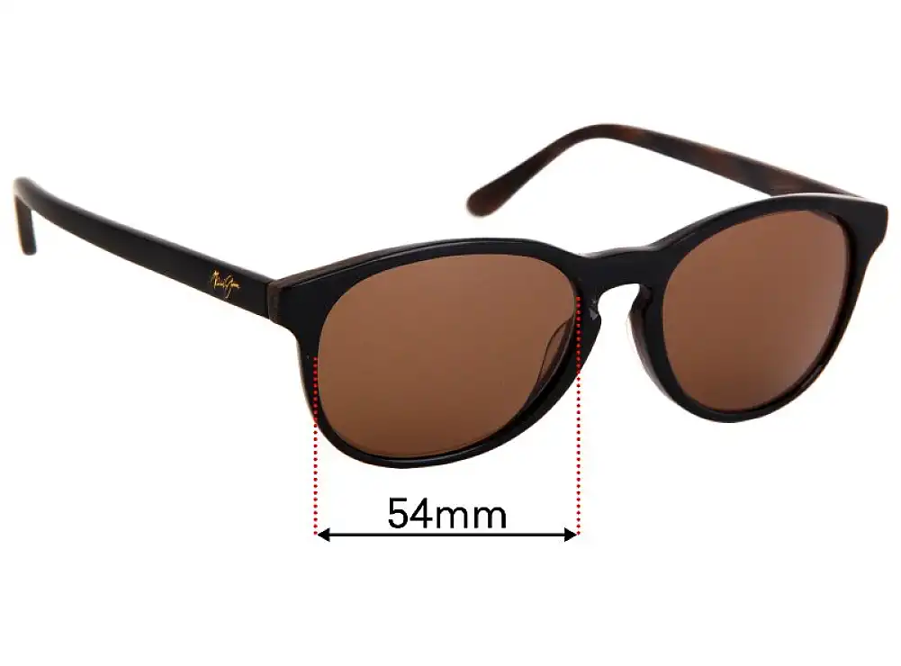 Sunglass Fix Replacement Lenses for Maui Jim MJ238 Pau Hana - 54mm Wide Sunglass Fix Replacement Lenses for Maui Jim MJ238 Pau Hana - 54mm Wide