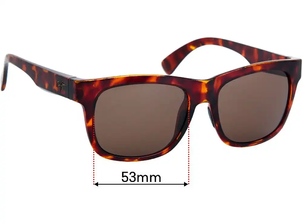 Sunglass Fix Replacement Lenses for Maui Jim MJ730 Snapback - 53mm Wide Sunglass Fix Replacement Lenses for Maui Jim MJ730 Snapback - 53mm Wide