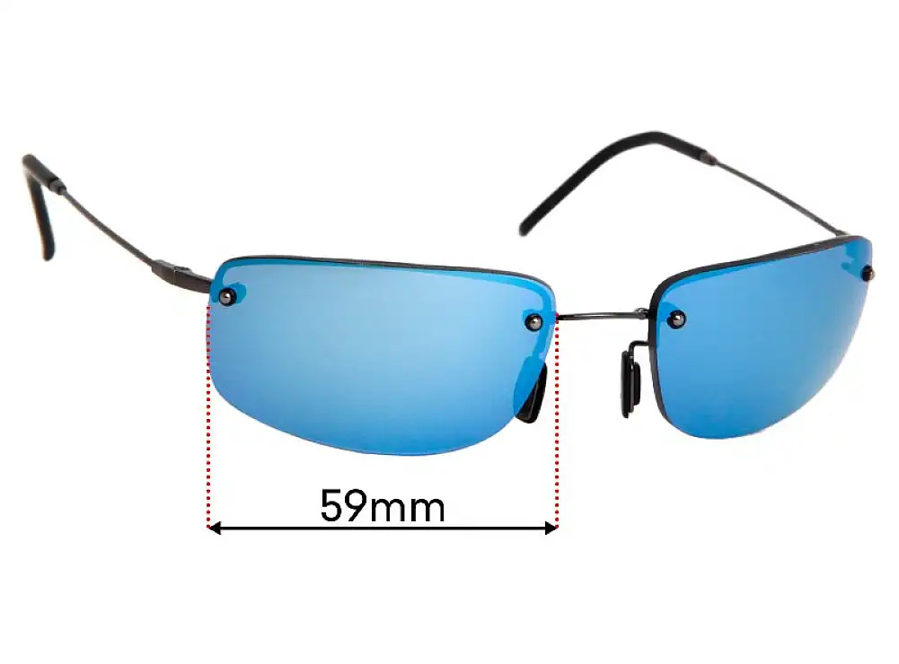 Sunglass Fix Replacement Lenses for Maui Jim MJ352 Pali - 59mm Wide Sunglass Fix Replacement Lenses for Maui Jim MJ352 Pali - 59mm Wide