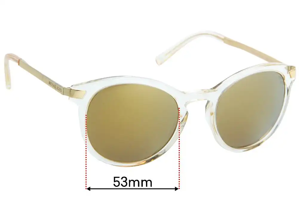 Sunglass Fix Replacement Lenses for Michael Kors MK2023 Adrianna III - 53mm Wide Sunglass Fix Replacement Lenses for Michael Kors MK2023 Adrianna III - 53mm Wide