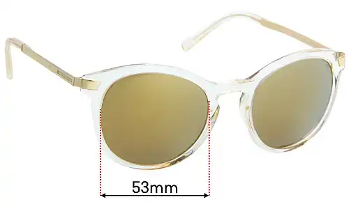 Sunglass Fix Replacement Lenses for Michael Kors MK2023 Adrianna III - 53mm Wide Sunglass Fix Replacement Lenses for Michael Kors MK2023 Adrianna III - 53mm Wide