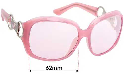 Sunglass Fix Replacement Lenses for Michael Kors M2684S Key West - 62mm Wide Michael Kors M2684S Key West Replacement Lenses 62mm wide