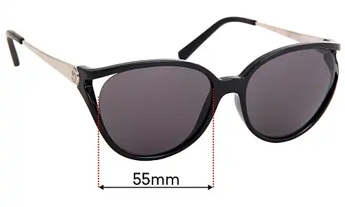 Sunglass Fix Replacement Lenses for Michael Kors MK2094 Santa Ana - 55mm Wide Sunglass Fix Replacement Lenses for Michael Kors MK2094 Santa Ana - 55mm Wide