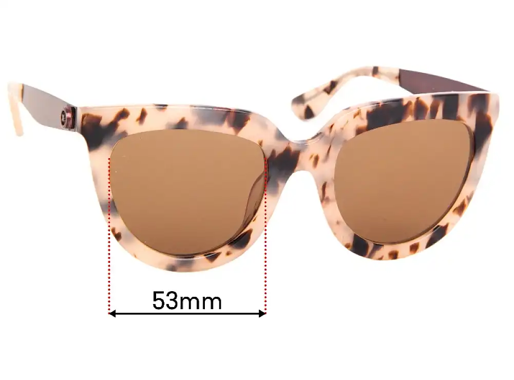 Sunglass Fix Replacement Lenses for Mimco Perplex - 53mm Wide Sunglass Fix Replacement Lenses for Mimco Perplex - 53mm Wide
