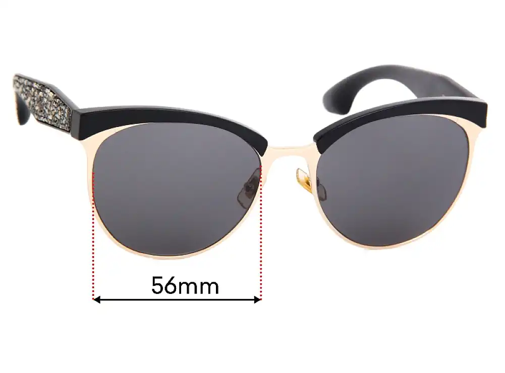 Sunglass Fix Replacement Lenses for Miu Miu SMU54Q - 56mm Wide Sunglass Fix Replacement Lenses for Miu Miu SMU54Q - 56mm Wide