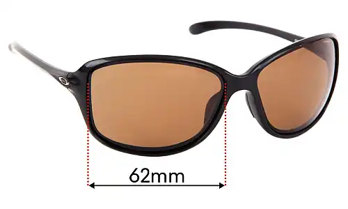 Sunglass Fix Replacement Lenses for Oakley Cohort OO9301 - 62mm Wide Oakley Cohort OO9301 Replacement Lenses 62mm wide