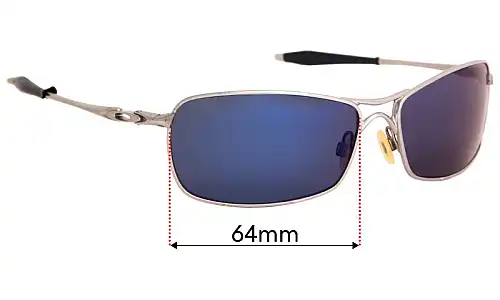 Sunglass Fix Replacement Lenses for Oakley Crosshair 2.0 - 64mm Wide Oakley Crosshair 2.0 Replacement Lenses 64mm wide