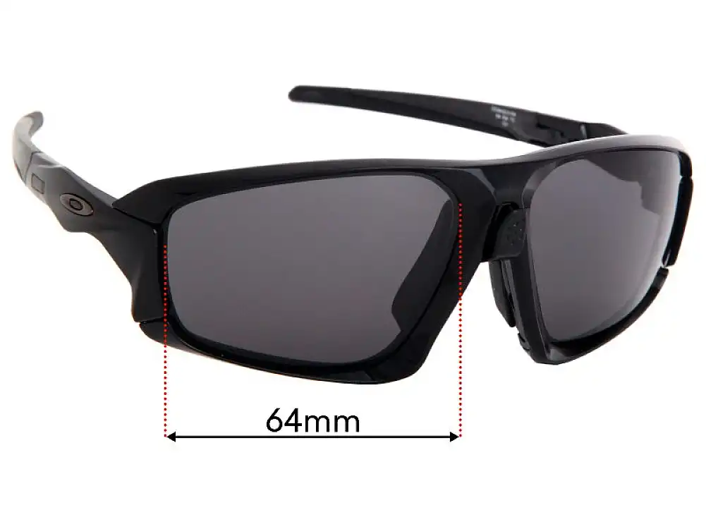 Sunglass Fix Replacement Lenses for Oakley Field Jacket OO9402 - 64mm Wide Sunglass Fix Replacement Lenses for Oakley Field Jacket OO9402 - 64mm Wide