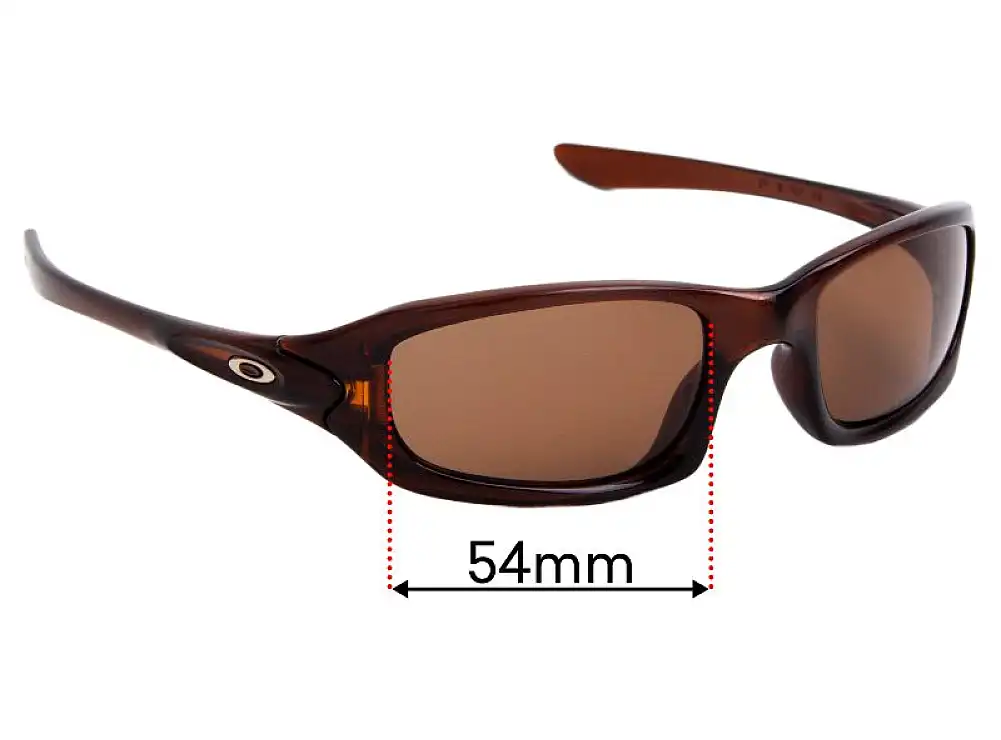 Sunglass Fix Replacement Lenses for Oakley Fives 4.0 - 54mm Wide Sunglass Fix Replacement Lenses for Oakley Fives 4.0 - 54mm Wide