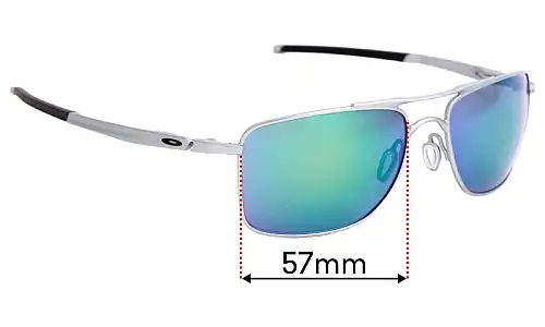 Sunglass Fix Replacement Lenses for Oakley Gauge 8 OO4124 - 57mm Wide Oakley Gauge 8 OO4124 Replacement Lenses 57mm wide