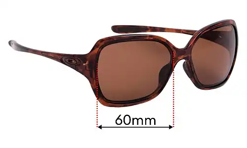 Sunglass Fix Replacement Lenses for Oakley Overtime OO9167 - 60mm Wide Sunglass Fix Replacement Lenses for Oakley Overtime OO9167 - 60mm Wide