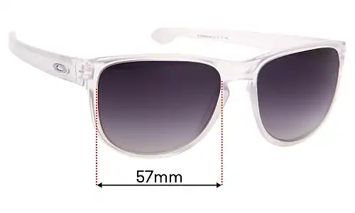 Sunglass Fix Replacement Lenses for Oakley Sliver R OO9342 - 57mm Wide Oakley Sliver R OO9342 Replacement Lenses 57mm wide