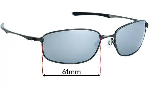 Sunglass Fix Replacement Lenses for Oakley Taper OO4074 - 61mm Wide Oakley Taper OO4074 Replacement Lenses 61mm wide