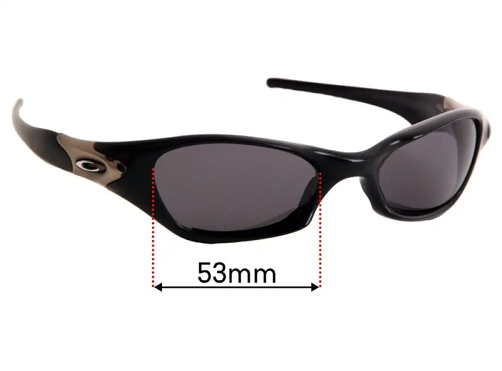 Sunglass Fix Replacement Lenses for Oakley Valve 1.0 - 53mm Wide Sunglass Fix Replacement Lenses for Oakley Valve 1.0 - 53mm Wide