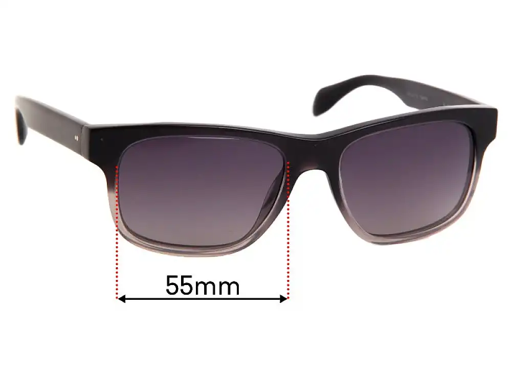Sunglass Fix Replacement Lenses for Oliver Peoples Becket OV5267-S - 55mm Wide Sunglass Fix Replacement Lenses for Oliver Peoples Becket OV5267-S - 55mm Wide