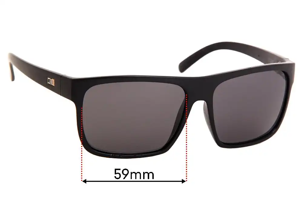 Sunglass Fix Replacement Lenses for Otis After Dark - 59mm Wide Sunglass Fix Replacement Lenses for Otis After Dark - 59mm Wide