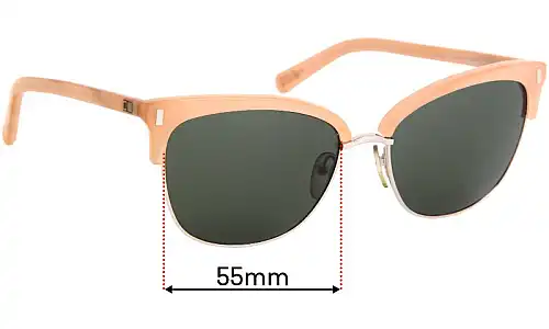 Sunglass Fix Replacement Lenses for Otis Little Lies - 55mm Wide Otis Little Lies Replacement Lenses 55mm wide