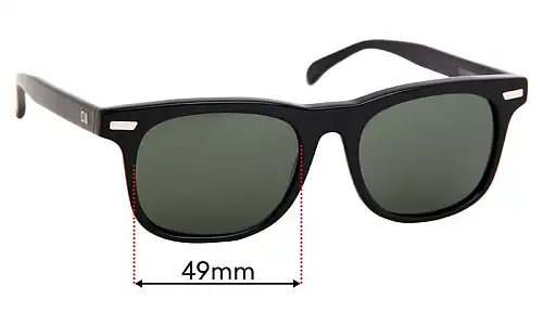 Sunglass Fix Replacement Lenses for Otis Trendwell - 49mm Wide Sunglass Fix Replacement Lenses for Otis Trendwell - 49mm Wide