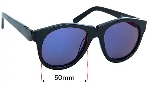 Sunglass Fix Replacement Lenses for Pared Salt & Pepper - 50mm Wide Pared Salt & Pepper Replacement Lenses 50mm wide