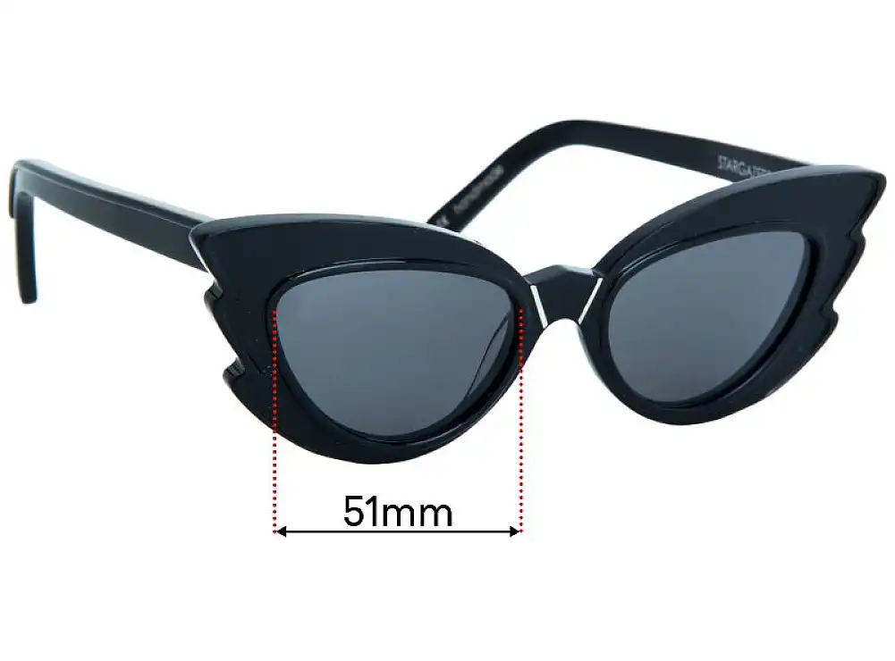 Sunglass Fix Replacement Lenses for Pared Stargazers - 51mm Wide Sunglass Fix Replacement Lenses for Pared Stargazers - 51mm Wide