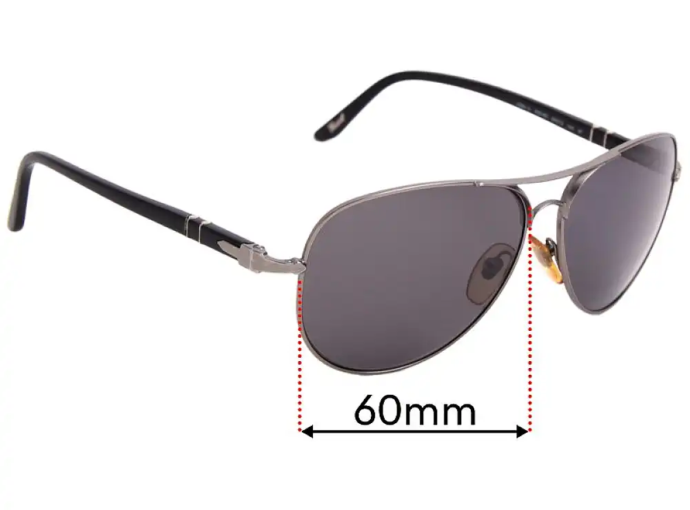 Sunglass Fix Replacement Lenses for Persol 2393-S - 60mm Wide Sunglass Fix Replacement Lenses for Persol 2393-S - 60mm Wide