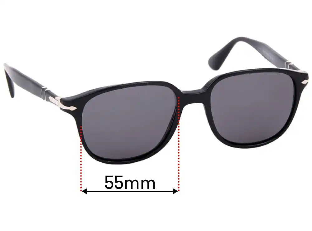Sunglass Fix Replacement Lenses for Persol 3149-S - 55mm Wide Sunglass Fix Replacement Lenses for Persol 3149-S - 55mm Wide