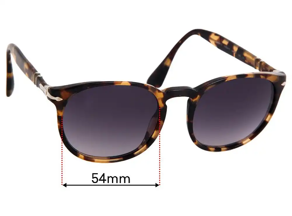 Sunglass Fix Replacement Lenses for Persol 3157-S - 54mm Wide Sunglass Fix Replacement Lenses for Persol 3157-S - 54mm Wide