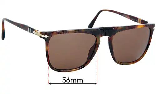 Sunglass Fix Replacement Lenses for Persol 3225-S - 56mm Wide Sunglass Fix Replacement Lenses for Persol 3225-S - 56mm Wide