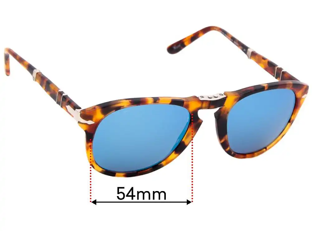 Sunglass Fix Replacement Lenses for Persol Folding Madreterra - 54mm Wide Sunglass Fix Replacement Lenses for Persol Folding Madreterra - 54mm Wide