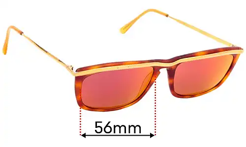 Sunglass Fix Replacement Lenses for Persol PP508 - 56mm Wide Persol PP508 Replacement Lenses 56mm wide