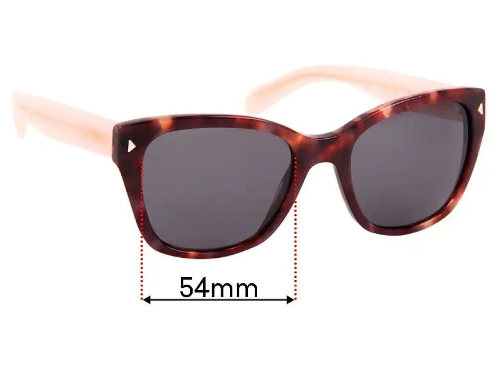 Sunglass Fix Replacement Lenses for Prada SPR09S & PR09SS - 54mm Wide Sunglass Fix Replacement Lenses for Prada SPR09S & PR09SS - 54mm Wide