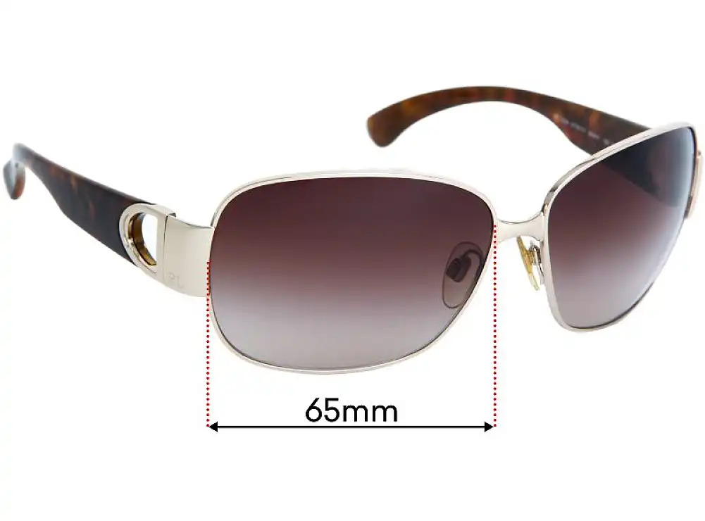 Sunglass Fix Replacement Lenses for Polo RL 7029 - 65mm Wide Sunglass Fix Replacement Lenses for Polo RL 7029 - 65mm Wide