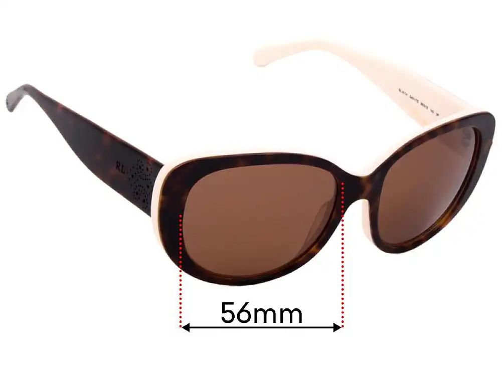 Sunglass Fix Replacement Lenses for Polo RL 8114 - 56mm Wide Sunglass Fix Replacement Lenses for Polo RL 8114 - 56mm Wide