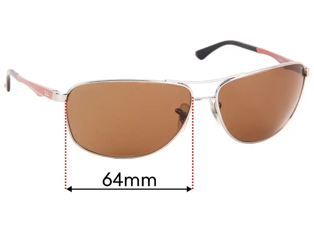 Sunglass Fix Replacement Lenses for Ray-Ban RB3506 - 64mm Wide Sunglass Fix Replacement Lenses for Ray-Ban RB3506 - 64mm Wide