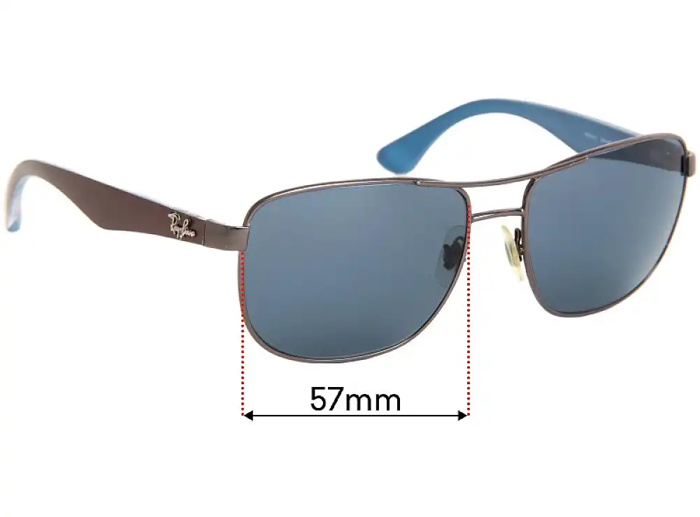 Sunglass Fix Replacement Lenses for Ray-Ban RB3533 - 57mm Wide Sunglass Fix Replacement Lenses for Ray-Ban RB3533 - 57mm Wide